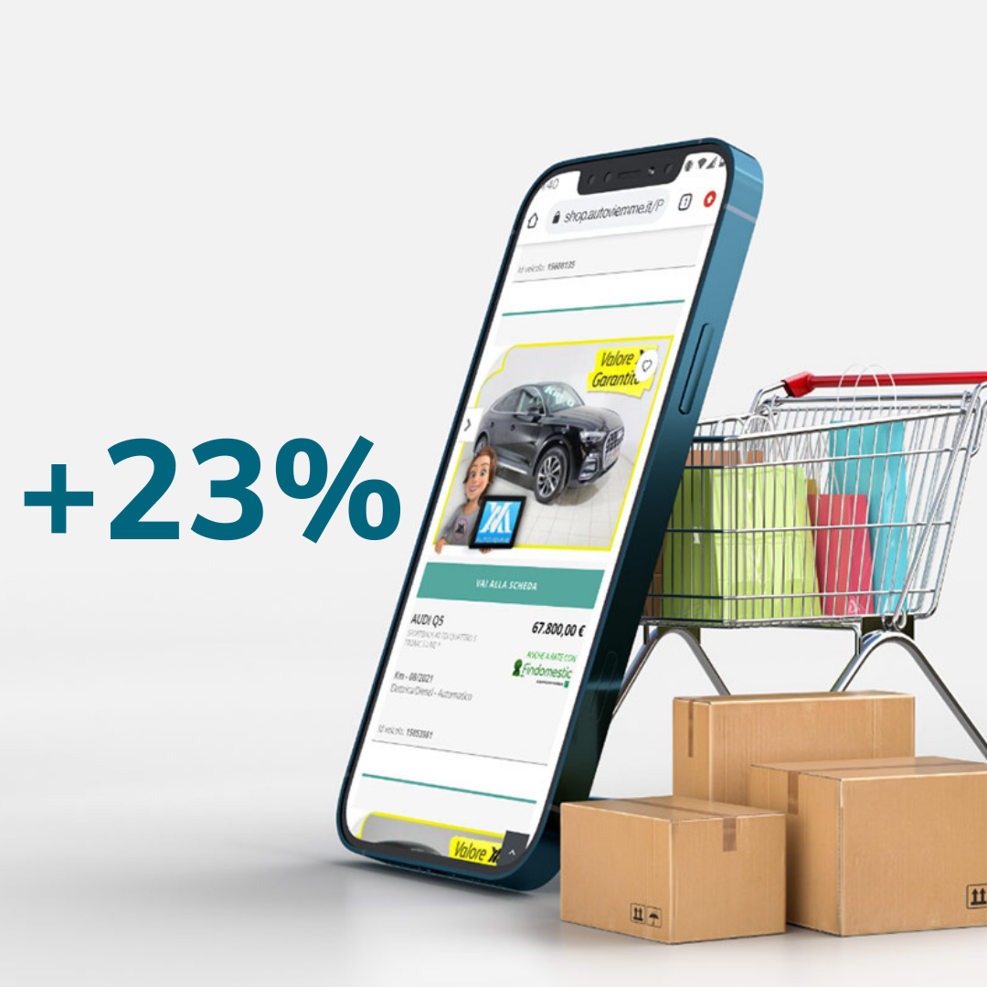 L'e-commerce cresce del 23%
